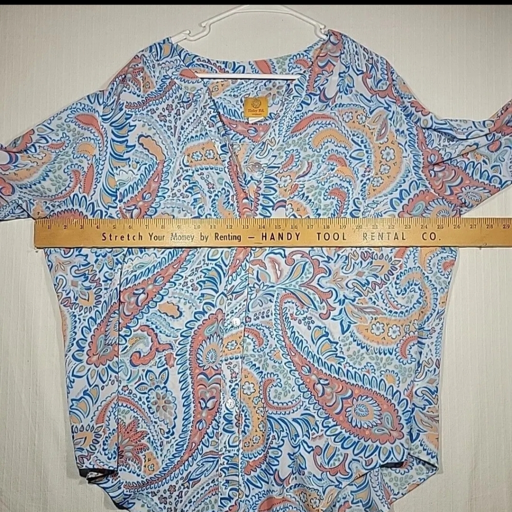 Ruby Rd. Paisley Top Women's 1X - Picture 5 of 9